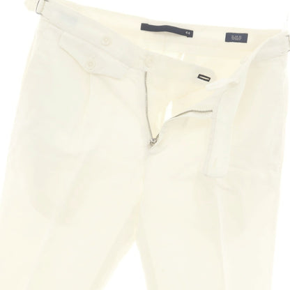 [Used] INCOTEX Linen Cotton Casual Slacks Pants White [44] [Condition Rank C] [Men&