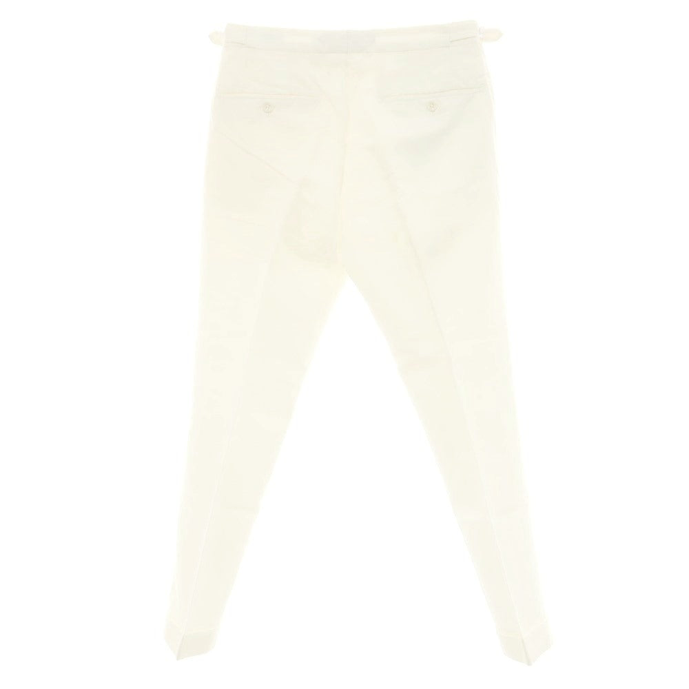 [Used] INCOTEX Linen Cotton Casual Slacks Pants White [44] [Condition Rank C] [Men&