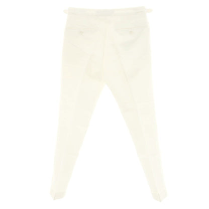 [Used] INCOTEX Linen Cotton Casual Slacks Pants White [44] [Condition Rank C] [Men&