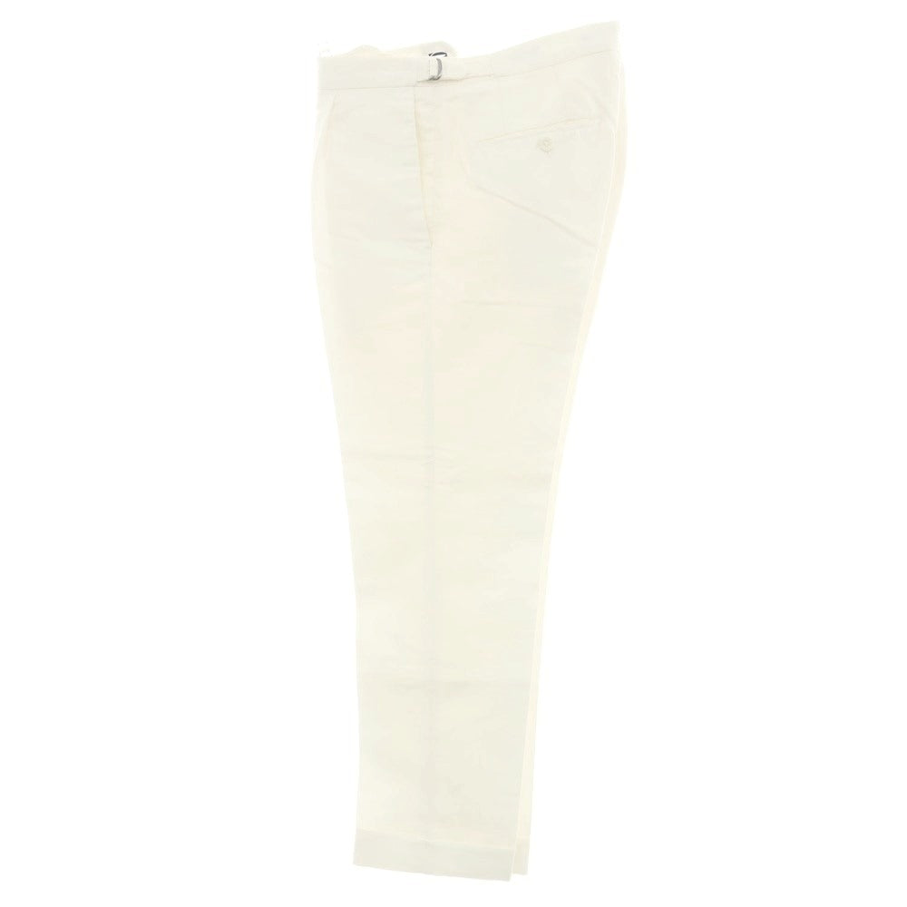 [Used] INCOTEX Linen Cotton Casual Slacks Pants White [44] [Condition Rank C] [Men&