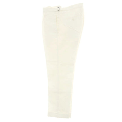 [Used] INCOTEX Linen Cotton Casual Slacks Pants White [44] [Condition Rank C] [Men&