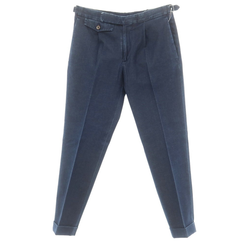 [Used] INCOTEX stretch denim casual slacks pants, navy [44] [Condition rank C] [Men&