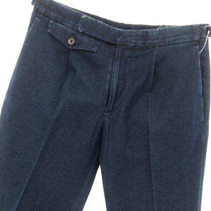 [Used] INCOTEX stretch denim casual slacks pants, navy [44] [Condition rank C] [Men&