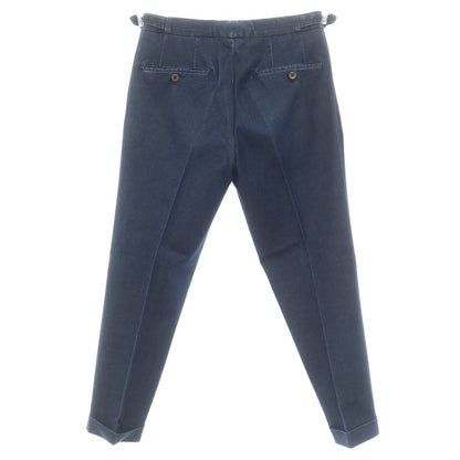 [Used] INCOTEX stretch denim casual slacks pants, navy [44] [Condition rank C] [Men&