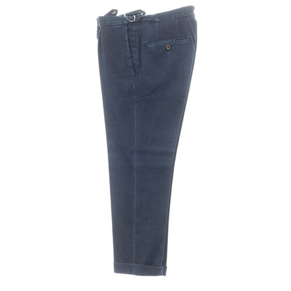 [Used] INCOTEX stretch denim casual slacks pants, navy [44] [Condition rank C] [Men&