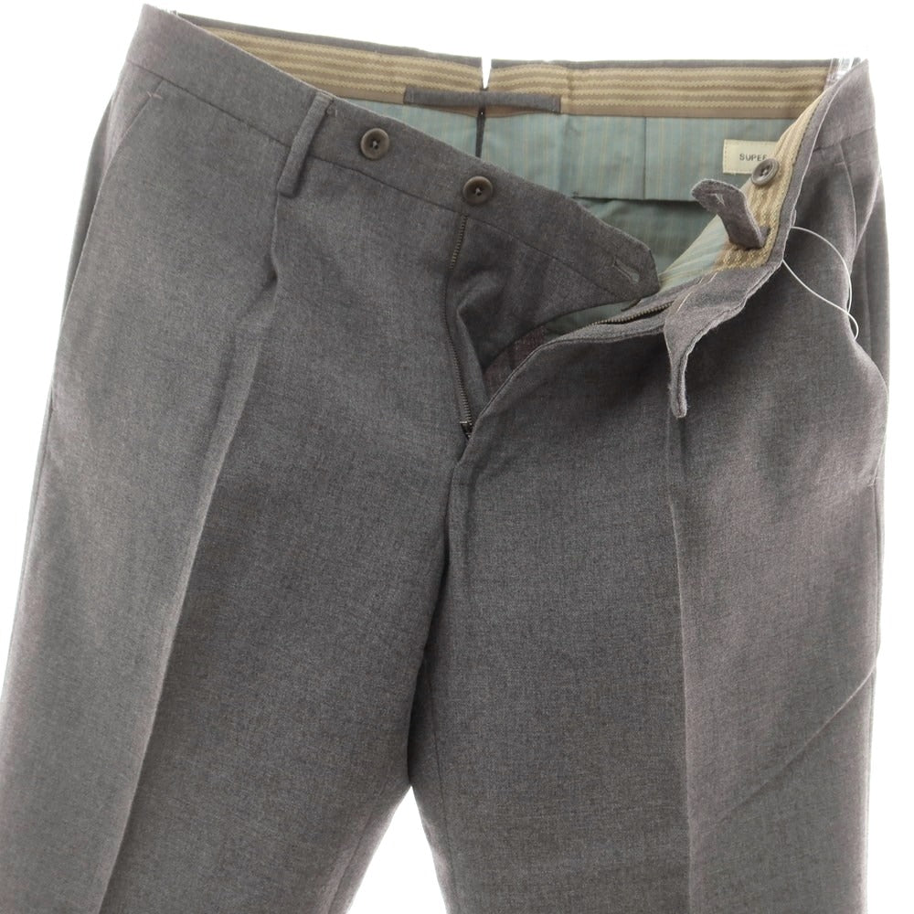 【中古】インコテックス INCOTEX ウール ドレススラックスパンツ グレー【 44 】【 状態ランクB 】【 メンズ 】