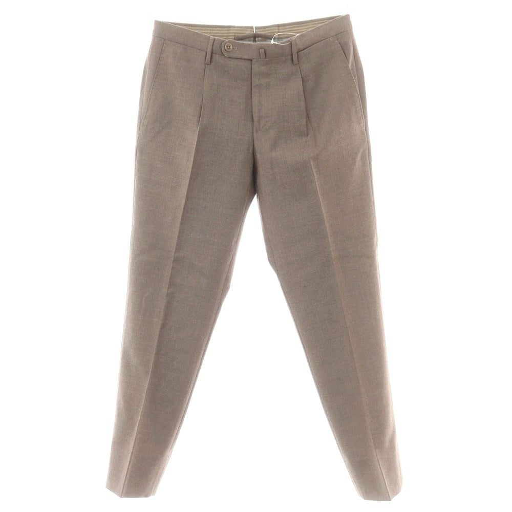 【中古】インコテックス INCOTEX ウール ドレススラックスパンツ カーキベージュ【 44 】【 状態ランクB 】【 メンズ 】