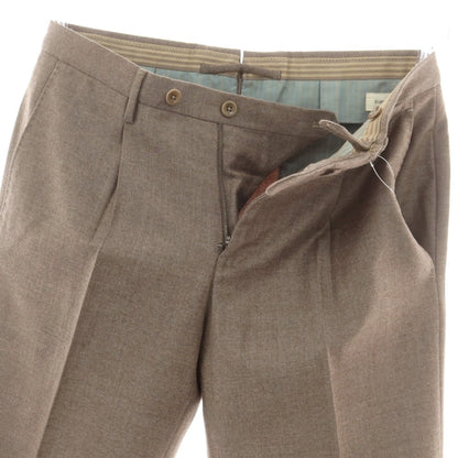 【中古】インコテックス INCOTEX ウール ドレススラックスパンツ カーキベージュ【 44 】【 状態ランクB 】【 メンズ 】