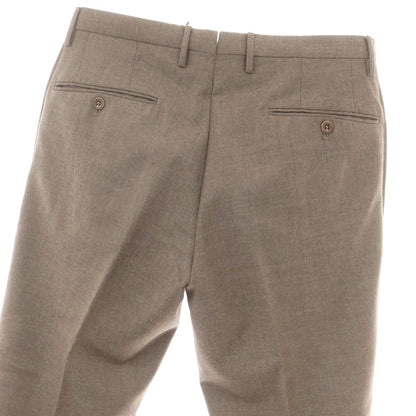 【中古】インコテックス INCOTEX ウール ドレススラックスパンツ カーキベージュ【 44 】【 状態ランクB 】【 メンズ 】