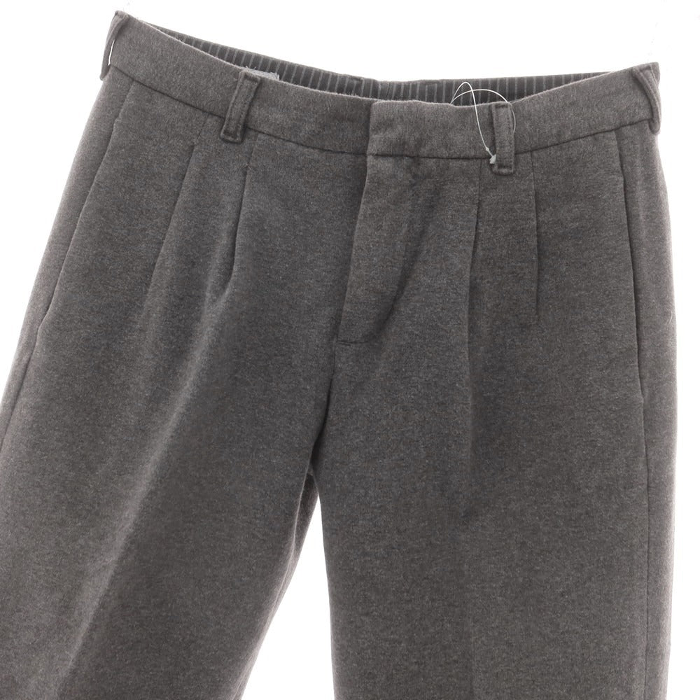 【中古】チルコロ1901 CIRCOLO 1901 ジャージーコットン カジュアルスラックスパンツ グレー【 42 】【 状態ランクC 】【 メンズ 】