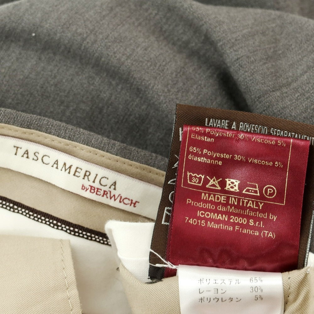 [Used] BERWICH polyester rayon slacks, grey [42] [Condition: B] [Men&