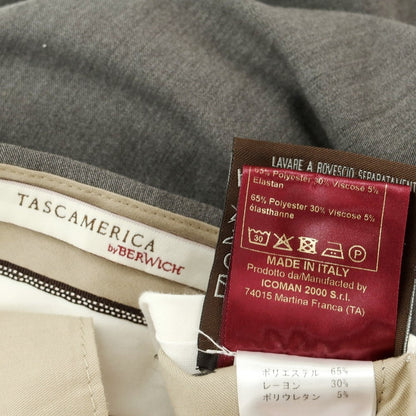[Used] BERWICH polyester rayon slacks, grey [42] [Condition: B] [Men&