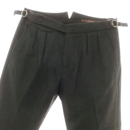 【中古】ベルウィッチ BERWICH ウール カジュアルスラックスパンツ ダークグリーン【 44 】【 状態ランクB 】【 メンズ 】