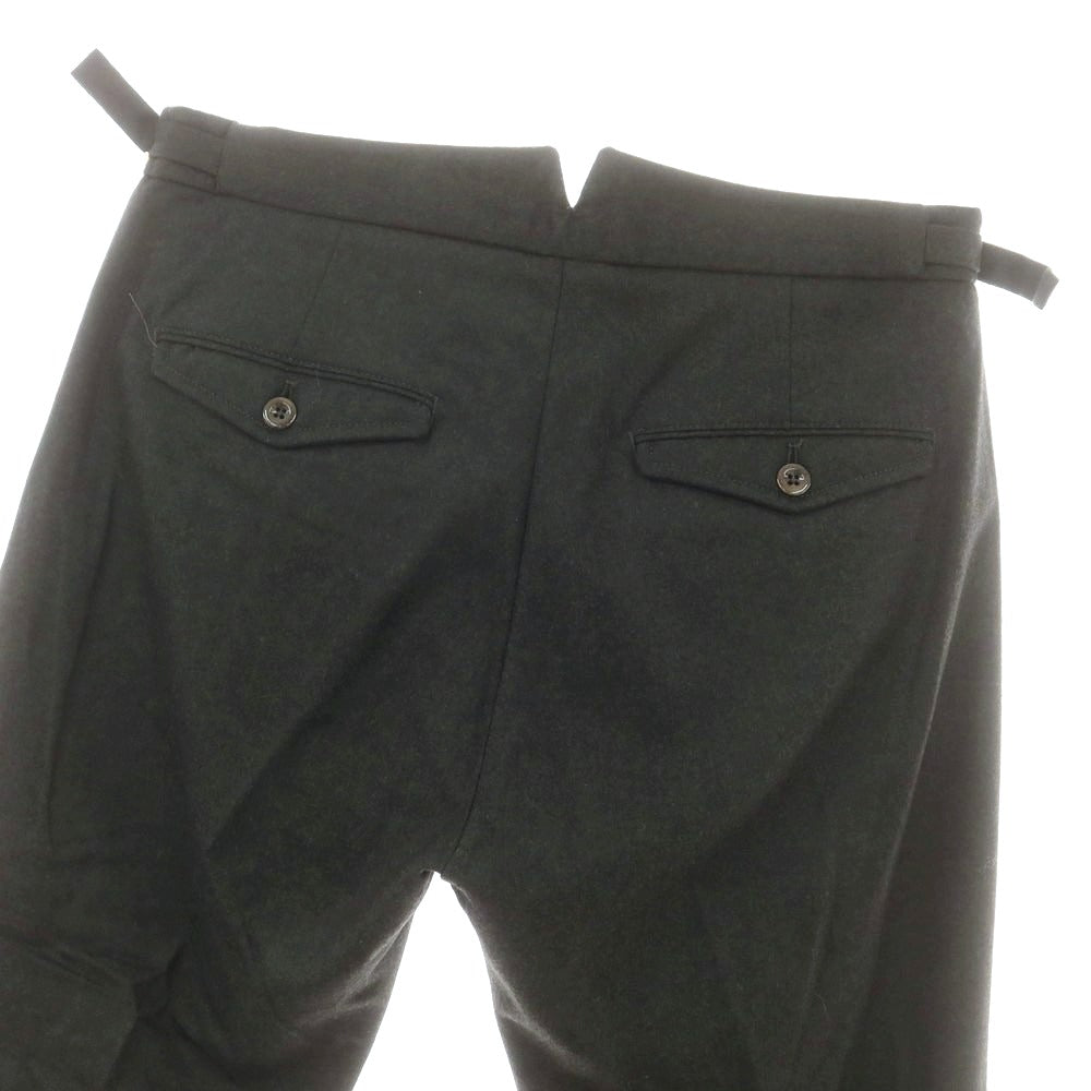 【中古】ベルウィッチ BERWICH ウール カジュアルスラックスパンツ ダークグリーン【 44 】【 状態ランクB 】【 メンズ 】