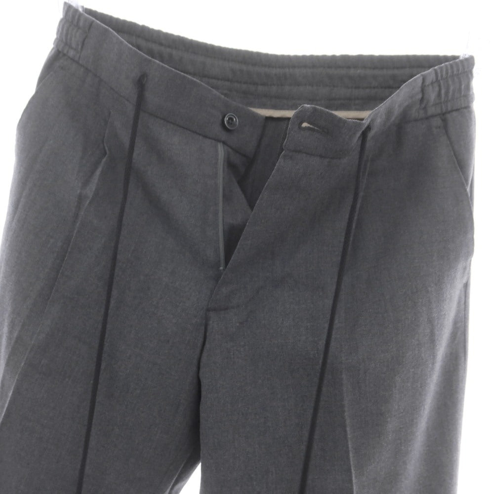 【中古】ベルウィッチ BERWICH ストレッチ ウール イージースラックスパンツ グレー【 42 】【 状態ランクB 】【 メンズ 】