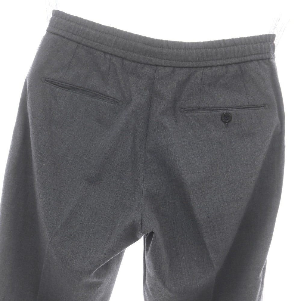 【中古】ベルウィッチ BERWICH ストレッチ ウール イージースラックスパンツ グレー【 42 】【 状態ランクB 】【 メンズ 】