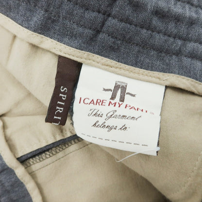 【中古】ベルウィッチ BERWICH ストレッチ ウール イージースラックスパンツ グレー【 42 】【 状態ランクB 】【 メンズ 】