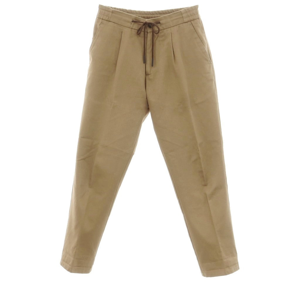 [Used] BERWICH stretch cotton easy slacks pants light brown [42] [Condition rank B] [Men&
