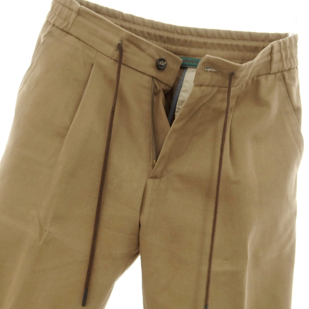 [Used] BERWICH stretch cotton easy slacks pants light brown [42] [Condition rank B] [Men&