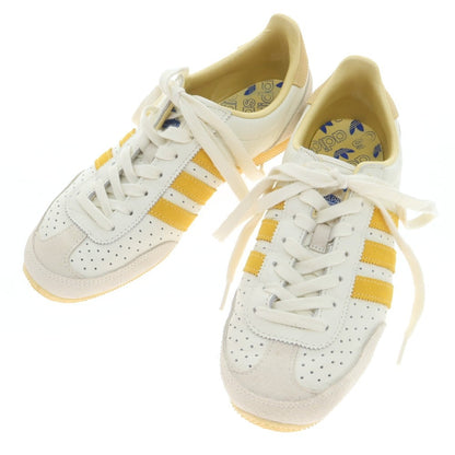 [Used] Adidas Japan Leather Sneakers White x Yellow [26cm] [Condition Rank A] [Men&