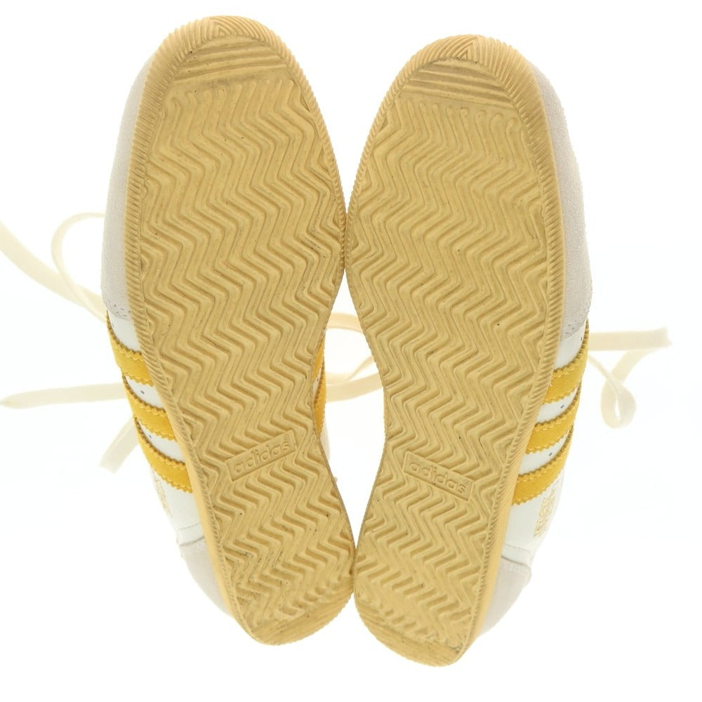 [Used] Adidas Japan Leather Sneakers White x Yellow [26cm] [Condition Rank A] [Men&