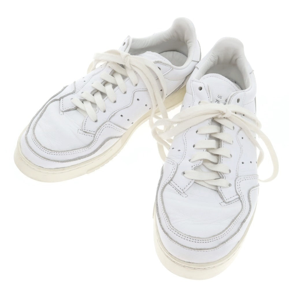 [Used] adidas SUPERCOURT leather sneakers, white [25.5cm] [Condition: B] [Men&