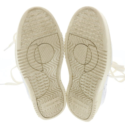 [Used] adidas SUPERCOURT leather sneakers, white [25.5cm] [Condition: B] [Men&