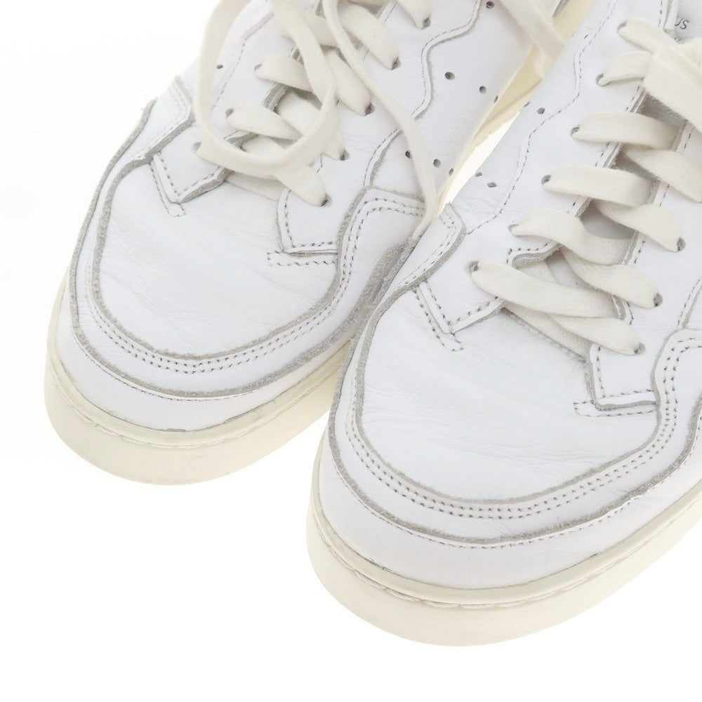 [Used] adidas SUPERCOURT leather sneakers, white [25.5cm] [Condition: B] [Men&