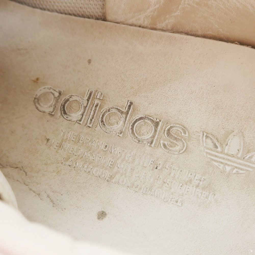 [Used] adidas SUPERCOURT leather sneakers, white [25.5cm] [Condition: B] [Men&