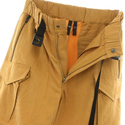 [Used] Y-3 Lyocell Nylon Cargo Shorts, Camel Color [XS] [Condition Rank B] [Men&