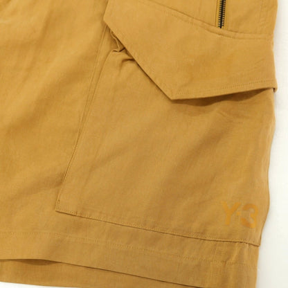 [Used] Y-3 Lyocell Nylon Cargo Shorts, Camel Color [XS] [Condition Rank B] [Men&