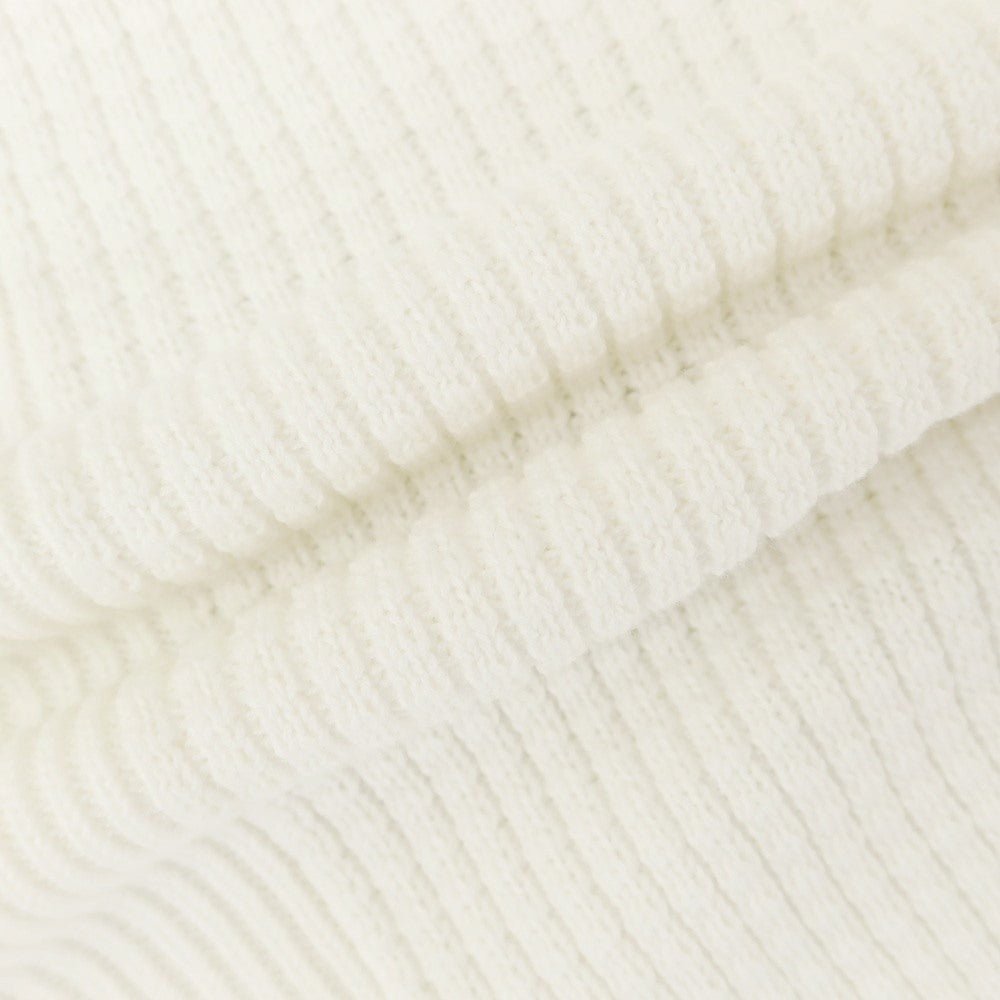 [New] V::room Mid-gauge cotton Henry neck knit, ivory white [M] [Condition rank N] [Men&