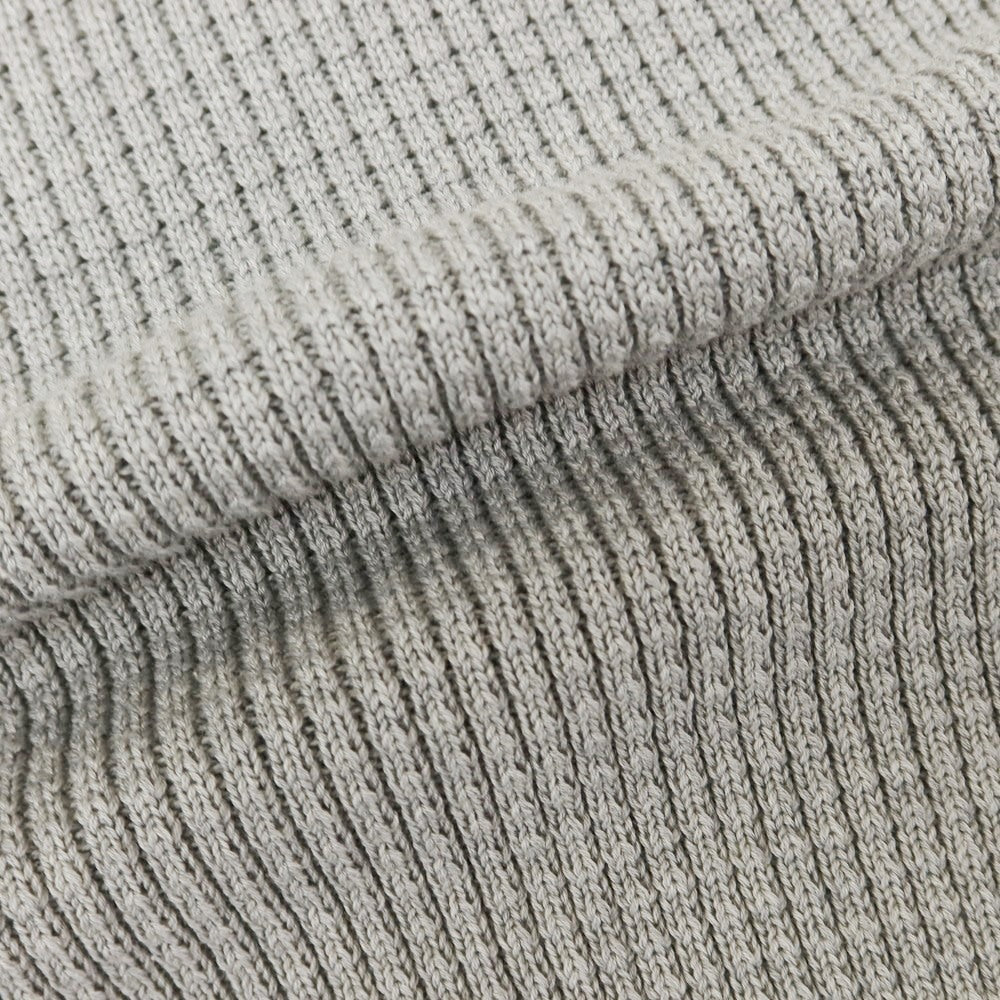 [New] V::room Mid-gauge cotton crew neck knit, grey [XS] [Condition rank N] [Men&