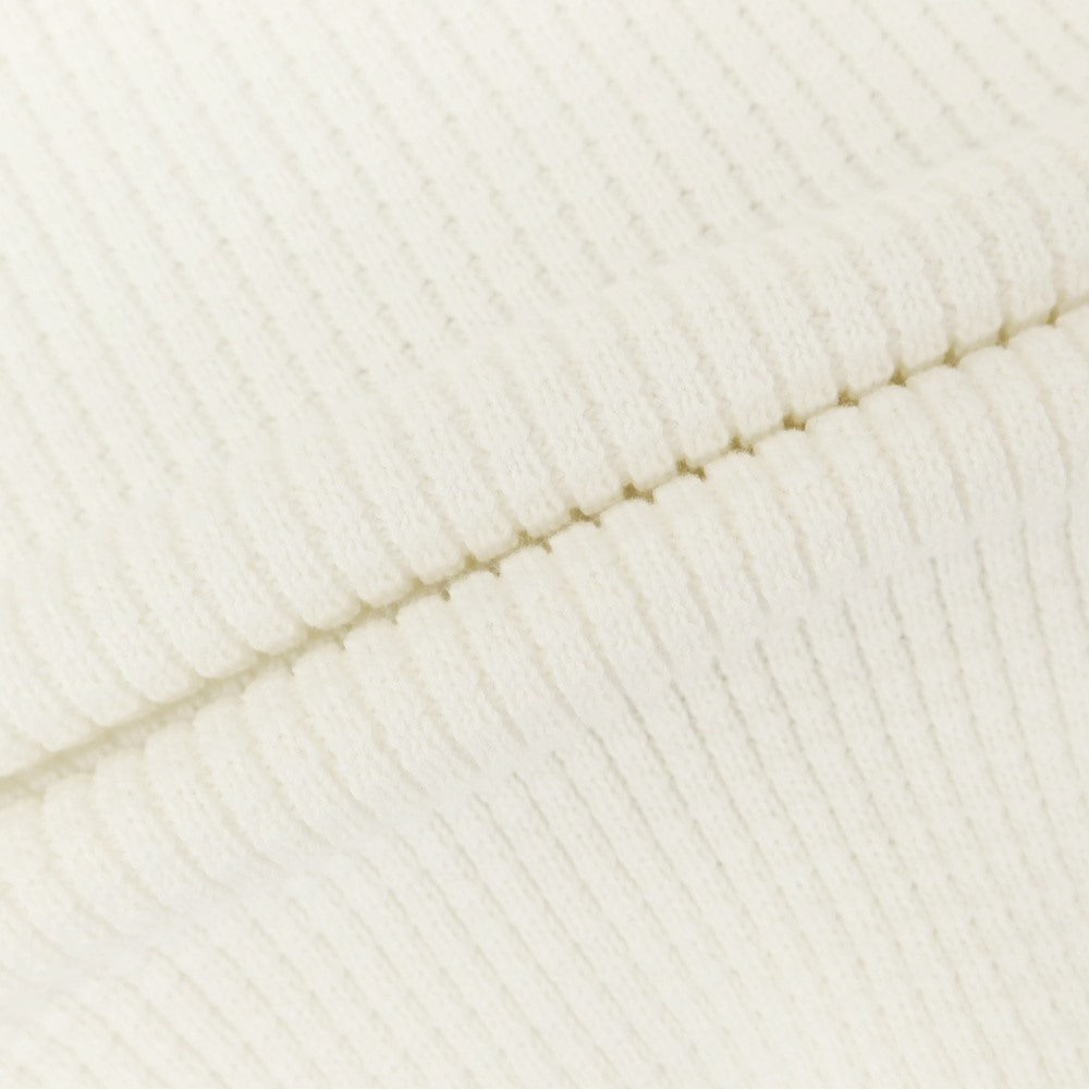 [New] V::room Mid-gauge cotton crew neck knit, ivory white [L] [Condition rank N] [Men&