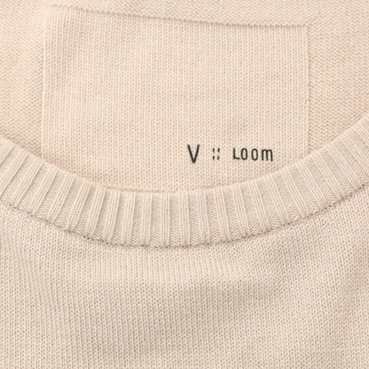 [New Outlet] V::room Wool Crew Neck Short Sleeve Pullover Knit Dull Pink [L] [Condition Rank N-] [Men&