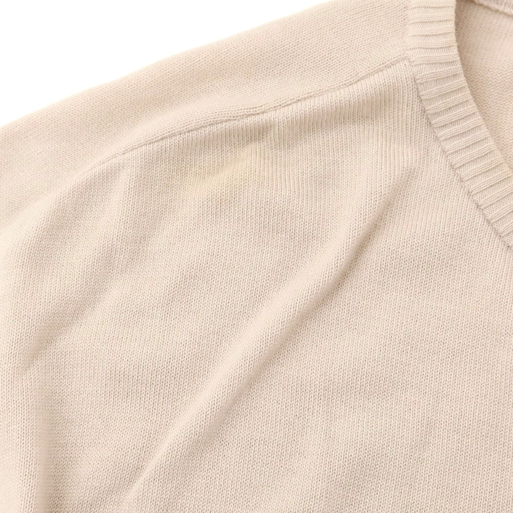 [New Outlet] V::room Wool Crew Neck Short Sleeve Pullover Knit Dull Pink [L] [Condition Rank N-] [Men&