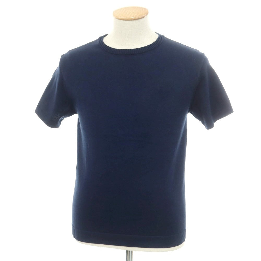 [New] V::room Cotton Crew Neck Short Sleeve Pullover Knit Navy [XS] [Condition Rank N] [Men&
