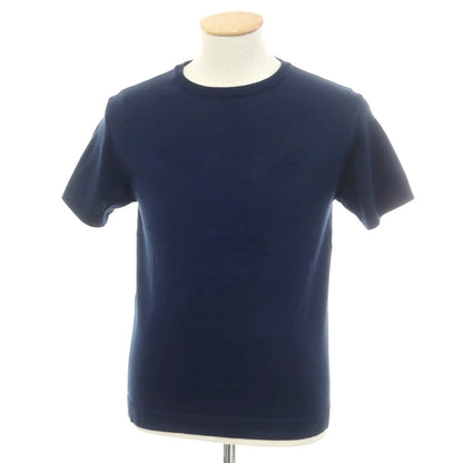 [New] V::room Cotton Crew Neck Short Sleeve Pullover Knit Navy [XS] [Condition Rank N] [Men&