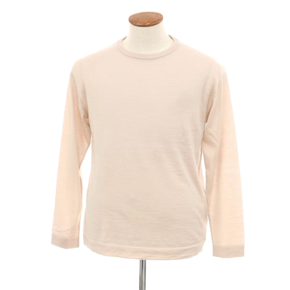 [New Outlet] V::room Wool Crew Neck Pullover Knit, Dull Pink [M] [Condition Rank N-] [Men&