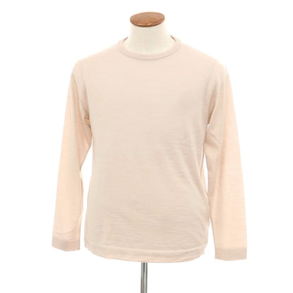 [New Outlet] V::room Wool Crew Neck Pullover Knit, Dull Pink [M] [Condition Rank N-] [Men&