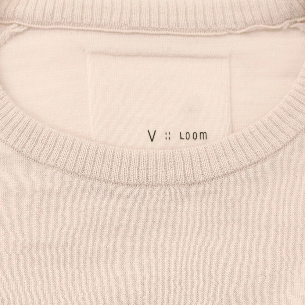 [New Outlet] V::room Wool Crew Neck Pullover Knit, Dull Pink [M] [Condition Rank N-] [Men&