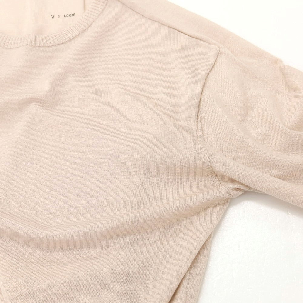 [New Outlet] V::room Wool Crew Neck Pullover Knit, Dull Pink [M] [Condition Rank N-] [Men&