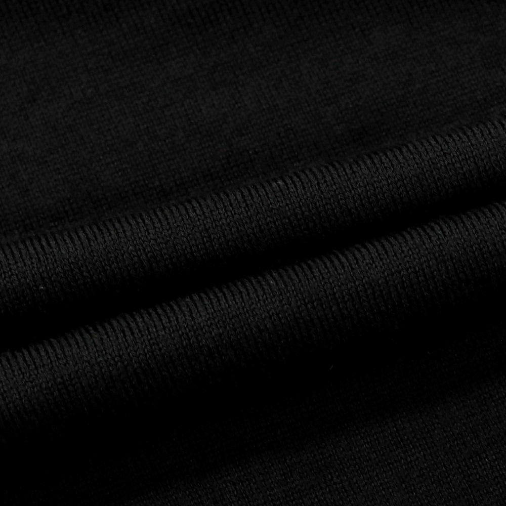 [New] V::loom wool crew neck short sleeve pullover knit black [M] [Condition rank N] [Men&