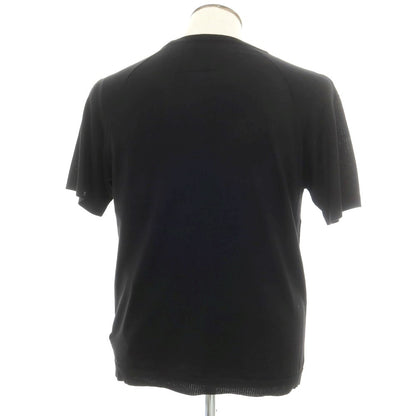 [New] V::loom wool crew neck short sleeve pullover knit black [L] [Condition rank N] [Men&