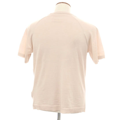 [New] V::room Wool Crew Neck Short Sleeve Pullover Knit Dull Pink [M] [Condition Rank N] [Men&
