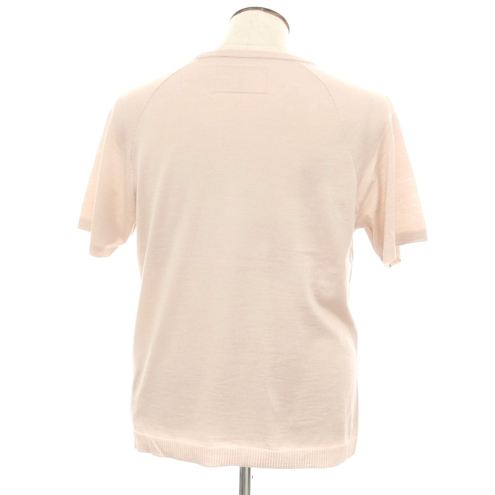 [New] V::loom wool crew neck short sleeve pullover knit dull pink [L] [Condition rank N] [Men&