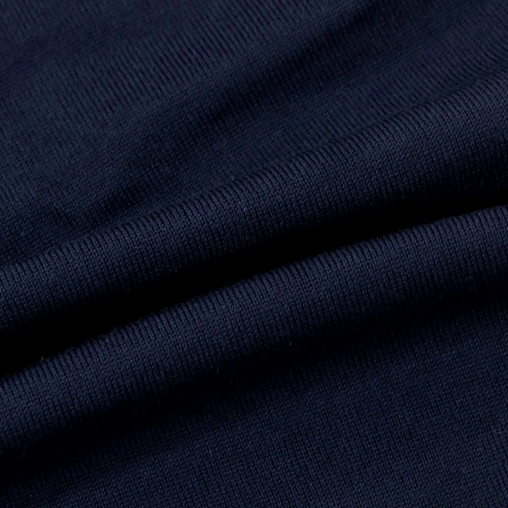 [New] V::loom Wool Crew Neck Short Sleeve Pullover Knit Navy [L] [Condition Rank N] [Men&