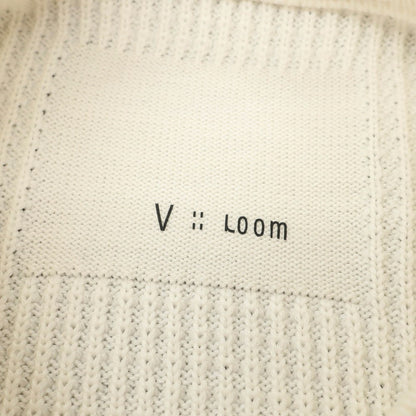 【新品】ヴィルーム V::loom ミドルゲージ ウール クルーネック プルオーバーニット アイボリー【 M 】【 状態ランクN 】【 メンズ 】