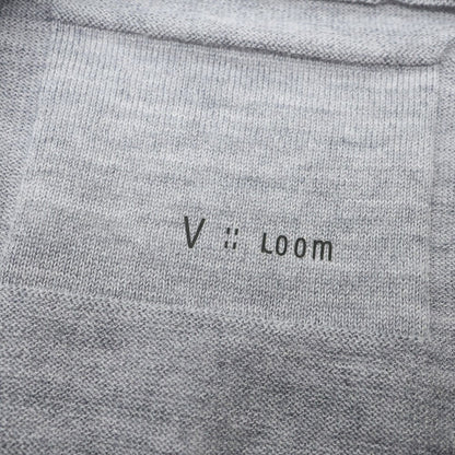 【新品アウトレット】ヴィルーム V::loom ハイゲージ ウール クルーネック プルオーバーニット グレー【 XS（紙タグ表記） 】【 状態ランクN- 】【 メンズ 】