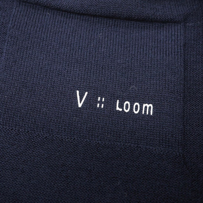 【新品】ヴィルーム V::loom ハイゲージ ウール クルーネック プルオーバーニット ネイビー【 L 】【 状態ランクN 】【 メンズ 】
